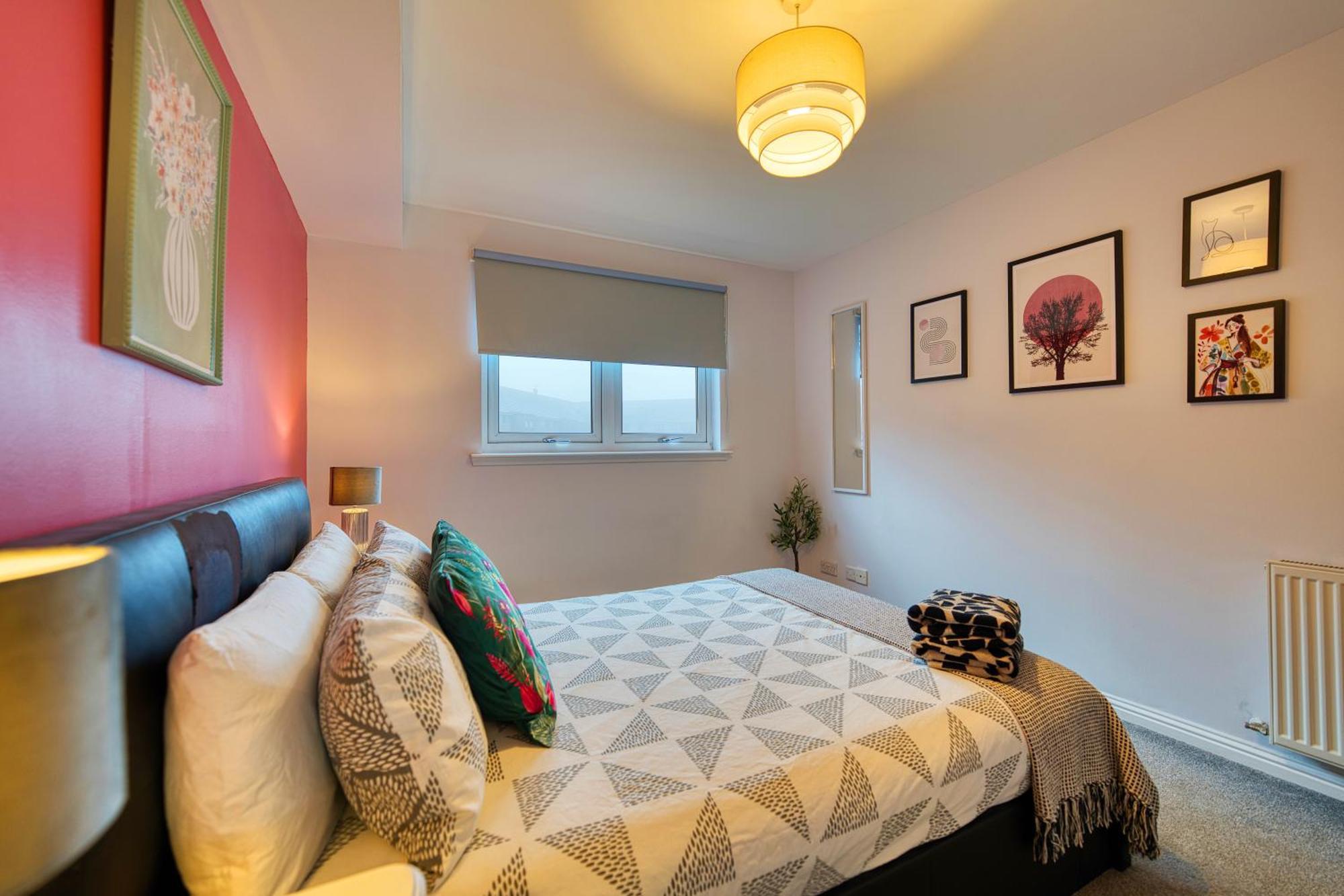 Apartament Modern 2 Bed Flat With Free Parking Glasgow Zewnętrze zdjęcie